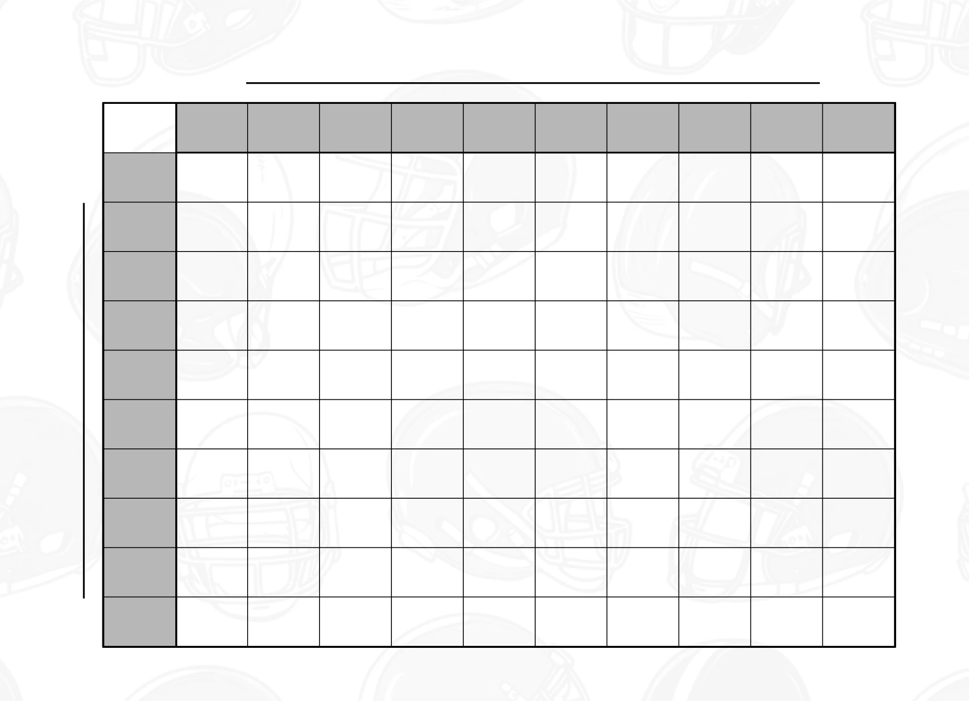 super bowl boxes free google docs template - gdoc.io
